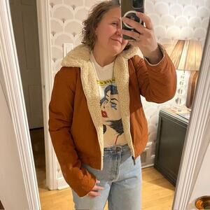 Upwest - Sherpa Lined Pumpkin Jacket - Small